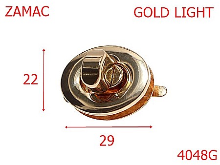Inchizatori - 4048G/INCHIZATOARE-29X22-mm---gold light---12K14--