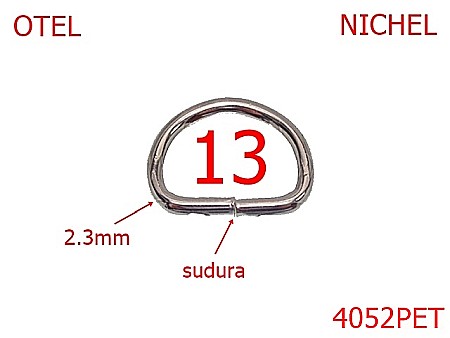 PET - 4052PET/INEL D SUDAT-13-mm-2.3-nichel---AM17/AN20--