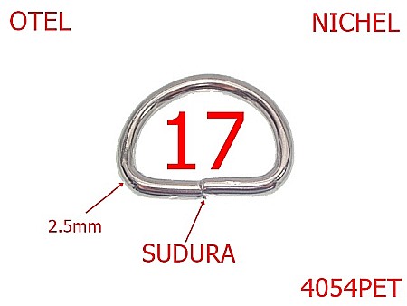 PET - 4054PET/INEL D SUDAT-17-mm-2.5-nichel---AM24--