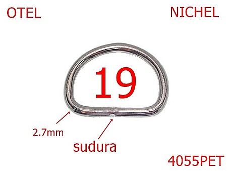 PET - 4055PET/INEL D SUDAT-19-mm-2.7-nichel---AN9--