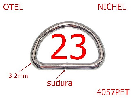 Harnasament - 4057PET/INEL D SUDAT-23-mm-3.2-nichel---AN2/AN3--