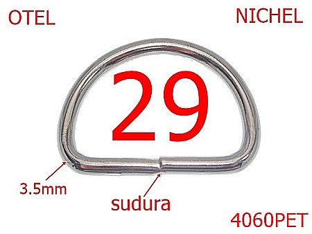 Harnasament - 4060PET/INEL D SUDAT-29-mm-3.5-nichel---AM21--