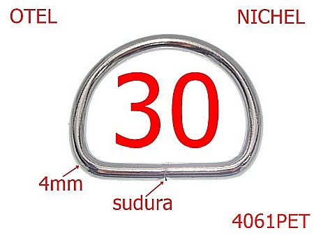 Harnasament - 4061PET/INEL D SUDAT-30-mm-4-nichel---6J6/AO18/AO19/AO20/AO15--