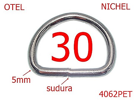 Harnasament - 4062PET/INEL D SUDAT-30-mm-5-nichel-2D2--AL12/ AL12/ AL14/ AL15/ AL16/ AL21/ AL22/ AL23--