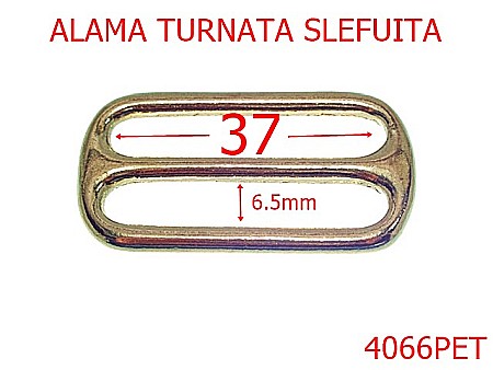 Harnasament - 4066PET/CATARAMA DE REGLAJ-37-mm---nichel---AO17--