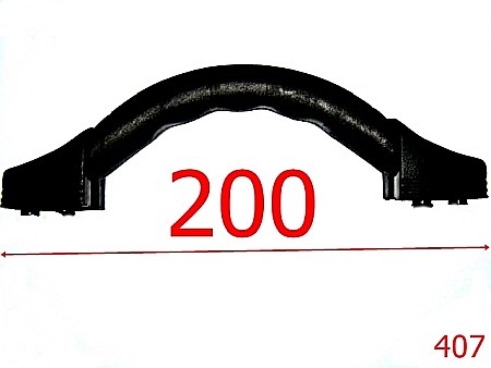 Manere - 407/MANER PLASTIC-200-mm---negru-----