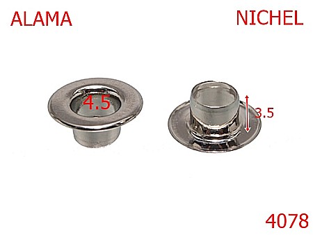 Ocheti - 4087/OCHET ALAMA-4.5-mm---nichel-----