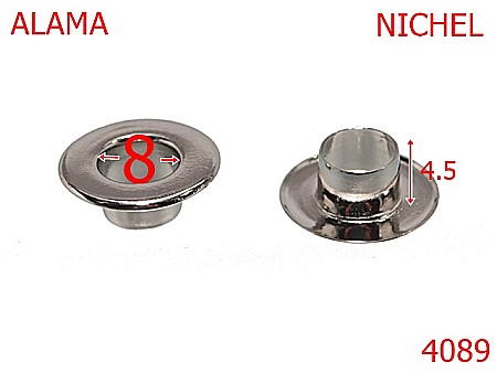 Ocheti - 4089/OCHET ALAMA-8-mm---nichel---7K4--