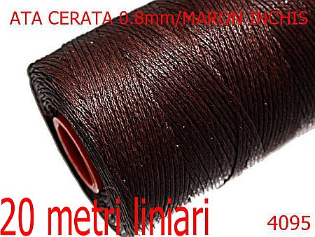 Ata Pentru Cusut - 4095/ATA CERATA -0.8-mm---maron inchis-----