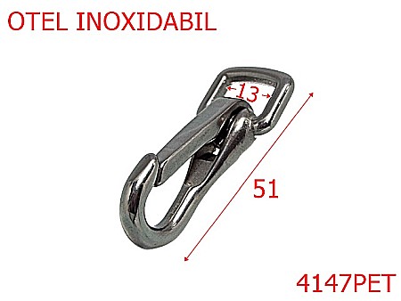 Harnasament - 4147PET/CARABINA CAPASTRU-13-mm---nichel---AN27--
