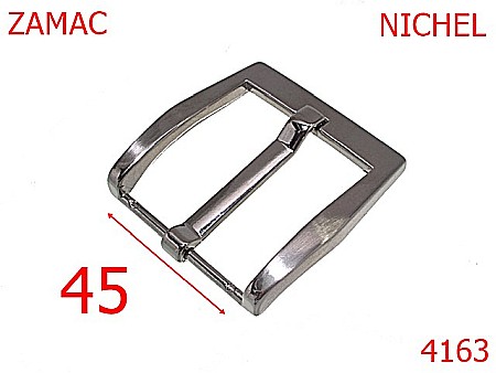 Catarame - 4163/Catarama curea pantalon barbati-45-mm-zamac---nichel-----