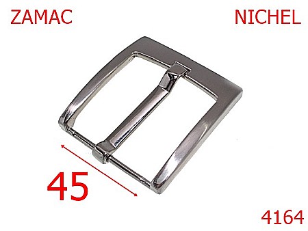 Catarame - 4164/Catarama curea pantalon barbati-45-mm-zamac---nichel-----