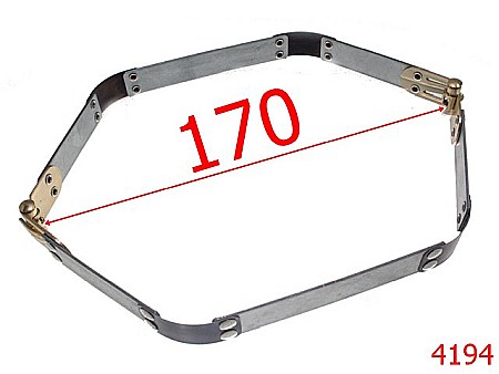Rame poseta - 4194/Rama metalica  elastica -225-mm-otel---------