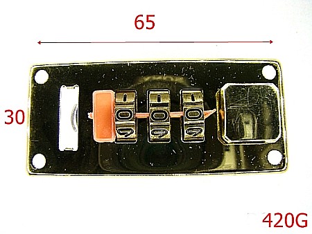 Inchizatori servieta - 420G/INCHIZATOARE SERVIETA DIPLOMAT-65x30-mm---gold---12D2-12E2-C30