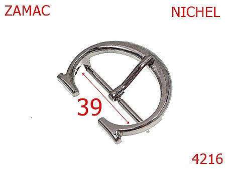 Catarame - 4216/Catarama model omega pentru poseta-39-mm-zamac--nichel-6C4-6F7-6E8--