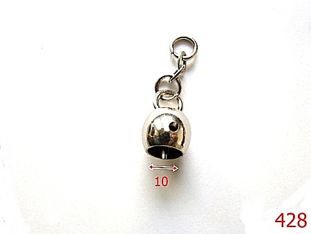 Clopotei ornamentali - 428/CLOPOTEI POSETA-10-mm---nichel-----