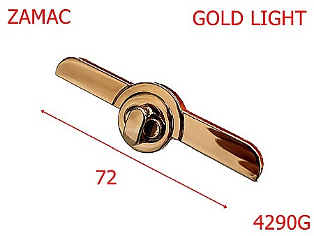 Inchizatori - 4290G/Inchizatoare poseta margine capac-72-mm-zamac--gold light-12i7----