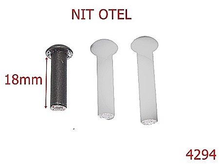 Harnasament - 4294/Nit otel cap bombat -5x18-mm-otel--natural-----