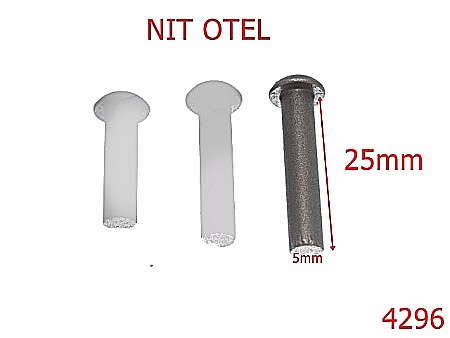 Harnasament - 4296/Nit otel cap bombat -5x25-mm-otel--natural-----