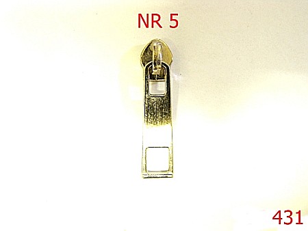Cursori fermoar - 431/CURSORI NR 5 NIKEL-Nr 5-mm---nichel-----A28
