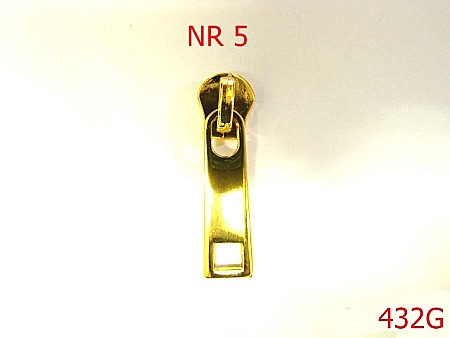 Cursori fermoar - 432G/CURSORI NR 5 GOLD-nr 5-mm---gold---2F4--U28
