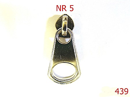 Cursori fermoar - 439/CURSOR  NR 5-Nr 5-mm---nichel-----A29