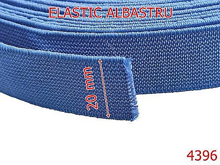 Elastic - 4396/Elastic poliester marochinarie incaltaminte confectii-20-mm-poliester--albastru -----