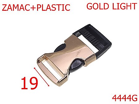 Tridenti - 4444G/Trident compozit metal si plastic-19-mm-zamac-plastic--gold light-----