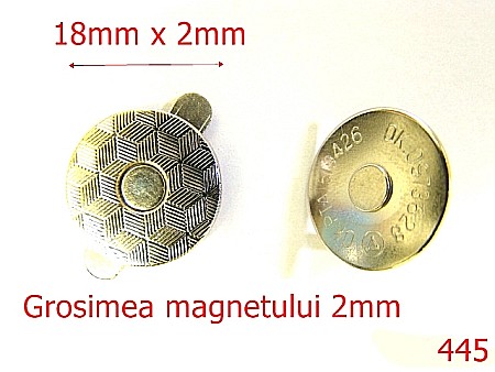 Magneti - 445/AUFRAISER MAGNETIC  18 MM-18-mm---nichel-15B2-15B1--7I5--