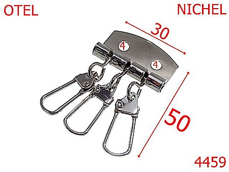Carabine portchei - 4459/Baterie 3 carabine portchei-30x50-mm-otel--nichel-----