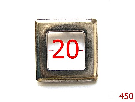 Ocheti - 450/OCHET PATRAT NIKEL-20-mm---nichel---2E8--N40