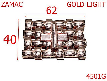 Inchizatori poseta - 4501G/Inchizatoare mare poseta-62x40-mm-zamac--gold light-----