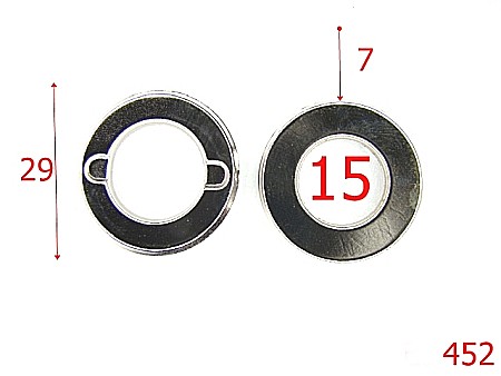 Ocheti - 452/OCHET  15MM NIKEL-15-mm---nichel---2F8/2E8/-6B7-AJ33/I12