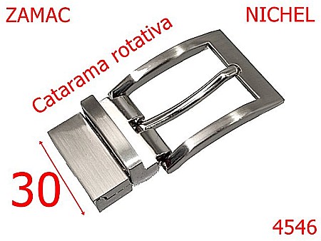 Catarame - 4546/Catarama rotativa pantalon-30-mm-zamac--nichel-----