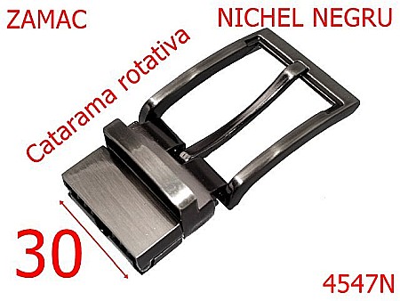 Catarame - 4547N/Catarama rotativa pantalon-30-mm-zamac--nichel negru-----