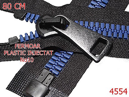 4554/Fermoar plastic injectat 0.8 ml-no10--plastic--albastru----- [0]