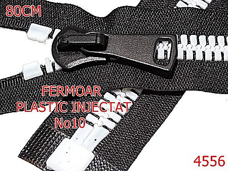 Fermoar - 4556/Fermoar plastic injectat 0.8 ml-no10--plastic--alb-----