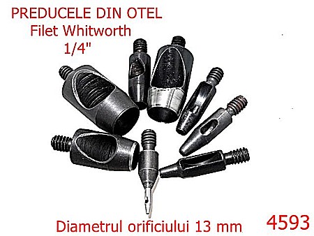 Utilaje - 4593/Preducea din otel -13-mm-otel--negru -----