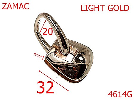 Sustinatori poseta - 4614G/Sustinator maner poseta-20-mm-zamac--gold light-----
