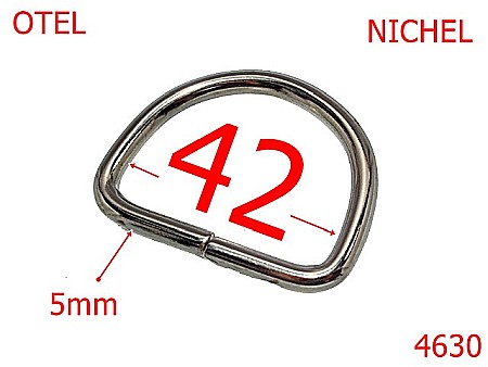 Inele D - 4630/Inel D rezistent-42-mm-otel-5-nichel---2B1--