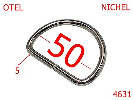 Inele D - 4631/Inel D-50-mm-otel-5-nichel--2G4---