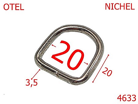 Inele D - 4633/Inel D-20-mm-otel-3.5-nichel--2C4---
