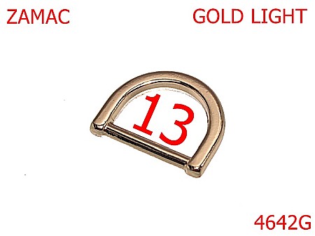 Inele D - 4642G/Inel D-13-mm-zamac--gold light---2C8--