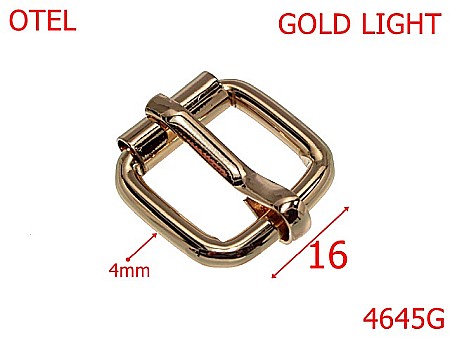 Catarame - 4645G/Catarama cu rola-16-mm-otel-4-gold light--7i7-7G8---