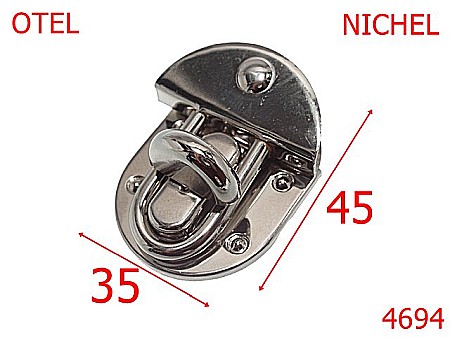 Inchizatori poseta - 4694/Inchizatoare poseta margine capac-35x45-mm-otel--nichel-----