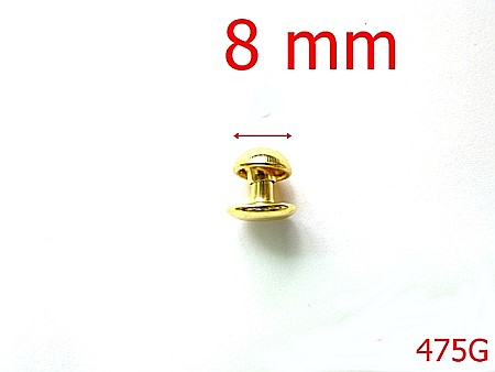 Riveti Capse rapide - 475G/BUMBI   8MM GOLD-8-mm---gold---U17-4K2--AH11
