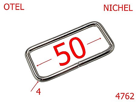 Inele dreptunghiulare - 4762/Inel dreptunghiular marochinarie -50-mm-otel-4-nichel--4D8-4E8---