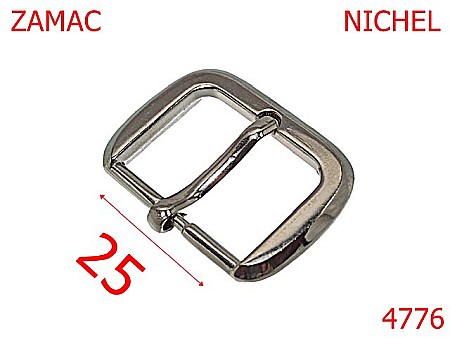 Catarame poseta - 4776/Catarama pentru marochinariesi incaltaminte-25-mm-zamac--nichel-6B2-6E3---