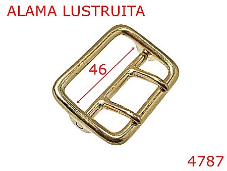 Catarame - 4787/Catarama doua cuie alama turnata -46-mm-alama--alama-----