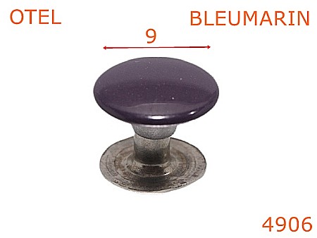 Capse rapide - 4906/Capsa rapida cu capacul vopsit-9-mm-otel--bleumarin-----